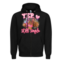 Black Yep still single heels and sneakers afro girl Zipper Hoodie - RanaPortraitStore
