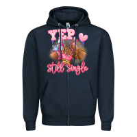 Navy Yep still single heels and sneakers afro girl Zipper Hoodie - RanaPortraitStore