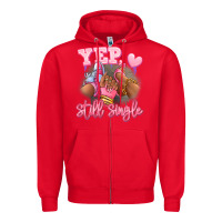 Red Yep still single heels and sneakers afro girl Zipper Hoodie - RanaPortraitStore
