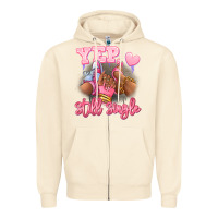 Sandshell Yep still single heels and sneakers afro girl Zipper Hoodie - RanaPortraitStore