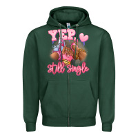 Sports Green Yep still single heels and sneakers afro girl Zipper Hoodie - RanaPortraitStore