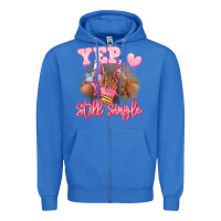 True Royal Yep still single heels and sneakers afro girl Zipper Hoodie - RanaPortraitStore