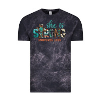 Cloud Black she is strong Vintage Tee - Artiststas