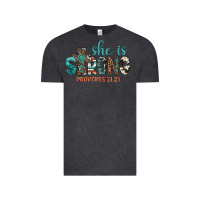 Vintage Black she is strong Vintage Tee - Artiststas