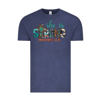 Vintage Denim she is strong Vintage Tee - Artiststas