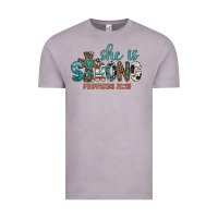 She Is Strong Vintage Tee | Teevron