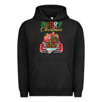 Pigment Black merry christmas truck Urban Hoodie - BarkalooDesign