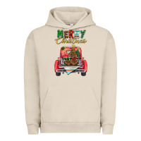 Pigment French Oak merry christmas truck Urban Hoodie - BarkalooDesign