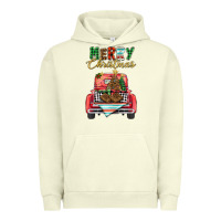 Pigment Pistachio merry christmas truck Urban Hoodie - BarkalooDesign