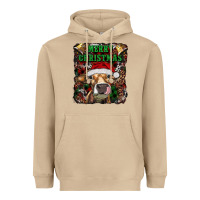 Mushroom merry christmas heifer with cowbells Heavyweight Hoodie - RanaPortraitStore