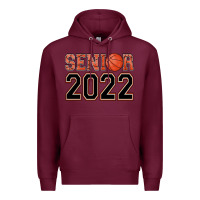 Burgundy senior basketball Premium Hoodie - AdoDesignShop