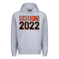 Heather Grey senior basketball Premium Hoodie - AdoDesignShop