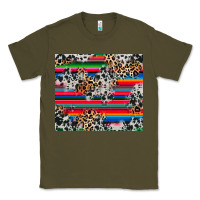 Army Green cowhide leopard serape Classic Tee - RanaPortraitStore