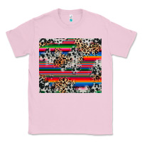 Bubblegum Pink cowhide leopard serape Classic Tee - RanaPortraitStore