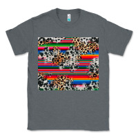 Charcoal Heather cowhide leopard serape Classic Tee - RanaPortraitStore