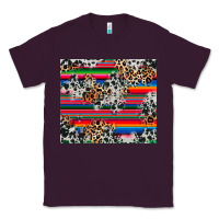 Plum cowhide leopard serape Classic Tee - RanaPortraitStore