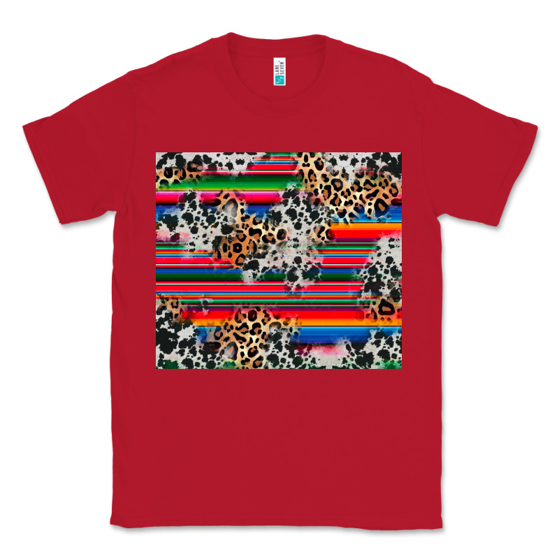 Cowhide Leopard Serape Classic Tee by RanaPortraitStore | Teevron