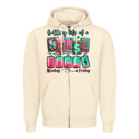 Sandshell battery life of a nurse Zipper Hoodie - RanaPortraitStore