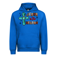 Cobalt jesus is the reason for this season christmas Urban Hoodie - Jasminsmagicworld