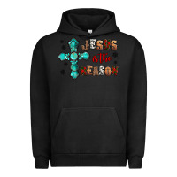 Pigment Black jesus is the reason for this season christmas Urban Hoodie - Jasminsmagicworld