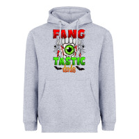 Heather Grey fang tastic dude Heavyweight Hoodie - Zillion Design Studio