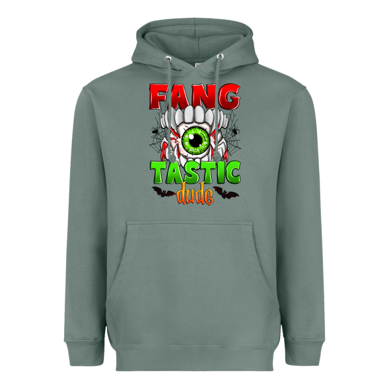 Fang Tastic Dude Heavyweight Hoodie by Zillion Design Studio | Teevron