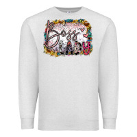 Oatmeal Heather boss lady Premium Sweatshirt - SublimationCraftShop