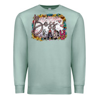 Seafoam boss lady Premium Sweatshirt - SublimationCraftShop