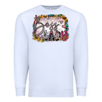 White boss lady Premium Sweatshirt - SublimationCraftShop