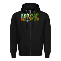 Black dental love st patricks day Zipper Hoodie - RanaPortraitStore