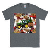 Charcoal Heather christmas farm tractor Classic Tee - RanaPortraitStore