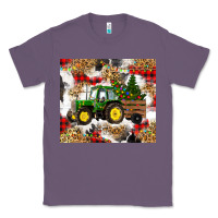 Lavender christmas farm tractor Classic Tee - RanaPortraitStore