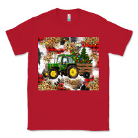 Red christmas farm tractor Classic Tee - RanaPortraitStore