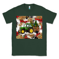 Sports Green christmas farm tractor Classic Tee - RanaPortraitStore