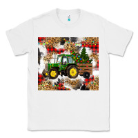 White christmas farm tractor Classic Tee - RanaPortraitStore