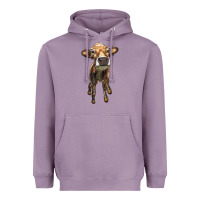 Lavender heifer cow Heavyweight Hoodie - RanaPortraitStore