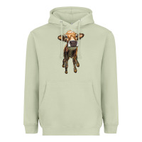 Matcha heifer cow Heavyweight Hoodie - RanaPortraitStore