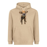Mushroom heifer cow Heavyweight Hoodie - RanaPortraitStore
