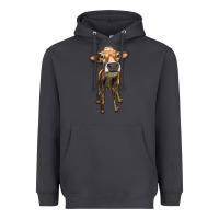Smoke heifer cow Heavyweight Hoodie - RanaPortraitStore