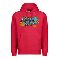 Cardinal western cowgirl and sunflower with hat and cowhide leopard Premium Hoodie - Artiststas
