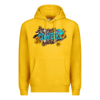 Lemon western cowgirl and sunflower with hat and cowhide leopard Premium Hoodie - Artiststas