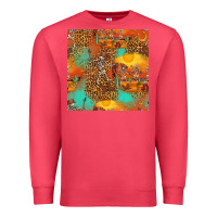 Cardinal western skeleton seamless pattern Premium Sweatshirt - HRA Design Shop