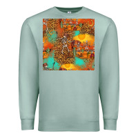 Seafoam western skeleton seamless pattern Premium Sweatshirt - HRA Design Shop
