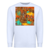 White western skeleton seamless pattern Premium Sweatshirt - HRA Design Shop