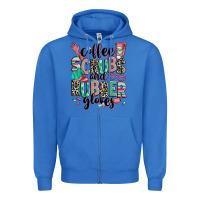 True Royal coffee scrubs and rubber gloves Zipper Hoodie - RanaPortraitStore