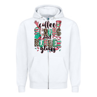 White coffee scrubs and rubber gloves Zipper Hoodie - RanaPortraitStore
