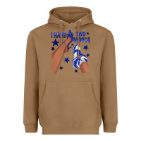 Toasted Coconut I Have Two Moods Royal Blue Sneakers Afro Girl Heavyweight Hoodie - texasbilliewilder