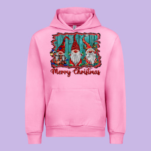 Merry Christmas Gnomes Urban Hoodie Designed By Barkaloodesign