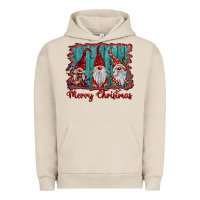 Pigment French Oak merry christmas gnomes Urban Hoodie - BarkalooDesign