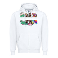 White custom name cna nurse Zipper Hoodie - RanaPortraitStore